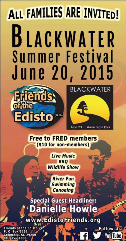 Newspaper Ad Design for Friends of the Edisto Blackwater Summer Festival